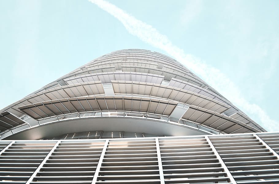 low angle photography of high-rise building, architecture, infrastructure HD wallpaper