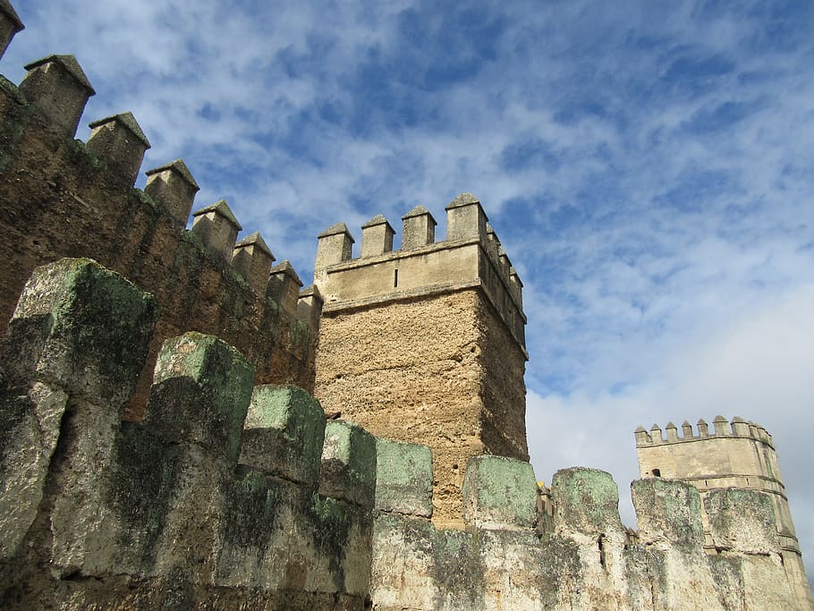 Architecture, Wall, Stone, Seville, history, ancient, old ruin HD wallpaper