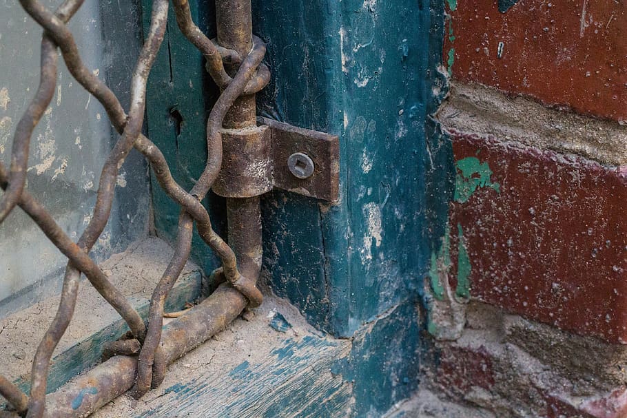 frame, mesh, brick, architecture, wall, building, wooden, metal HD wallpaper