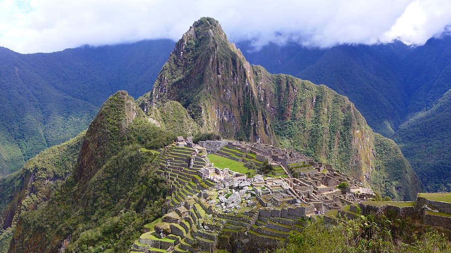 Machu Picchu, Peru, Incan, Mountain, machu piccu, cusco, unesco, HD wallpaper