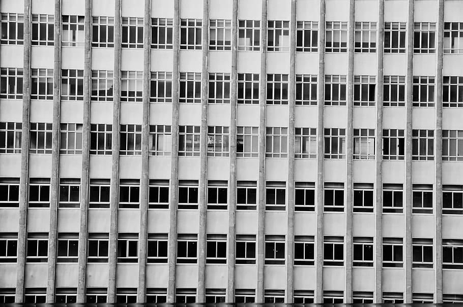 building, window, pattern, architectural, exterior, construction HD wallpaper