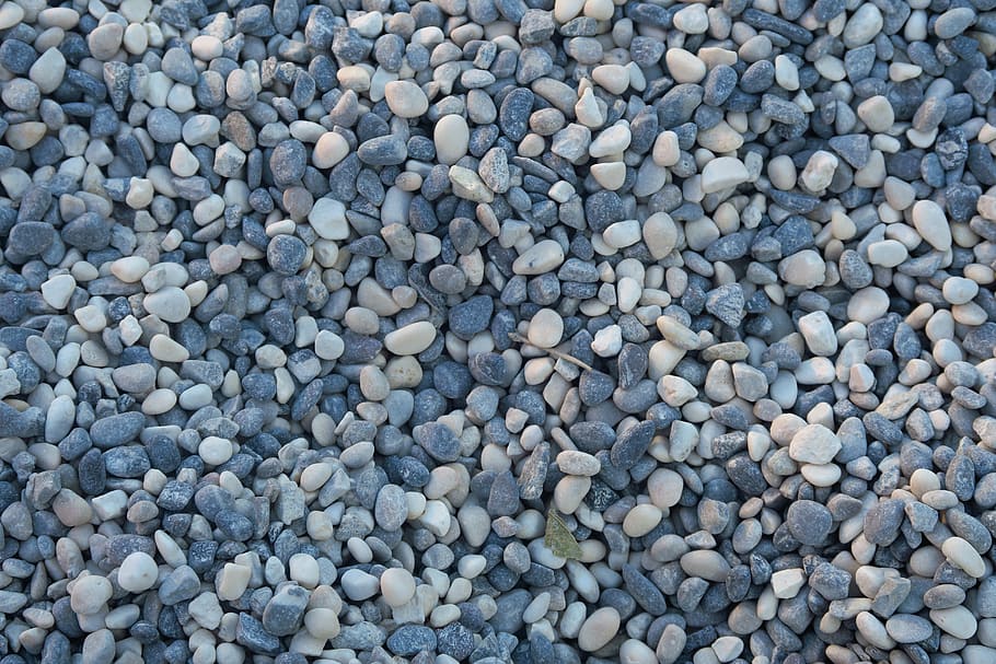 stones, pebbles, sea, nature, full frame, stone - object, large group of objects, HD wallpaper