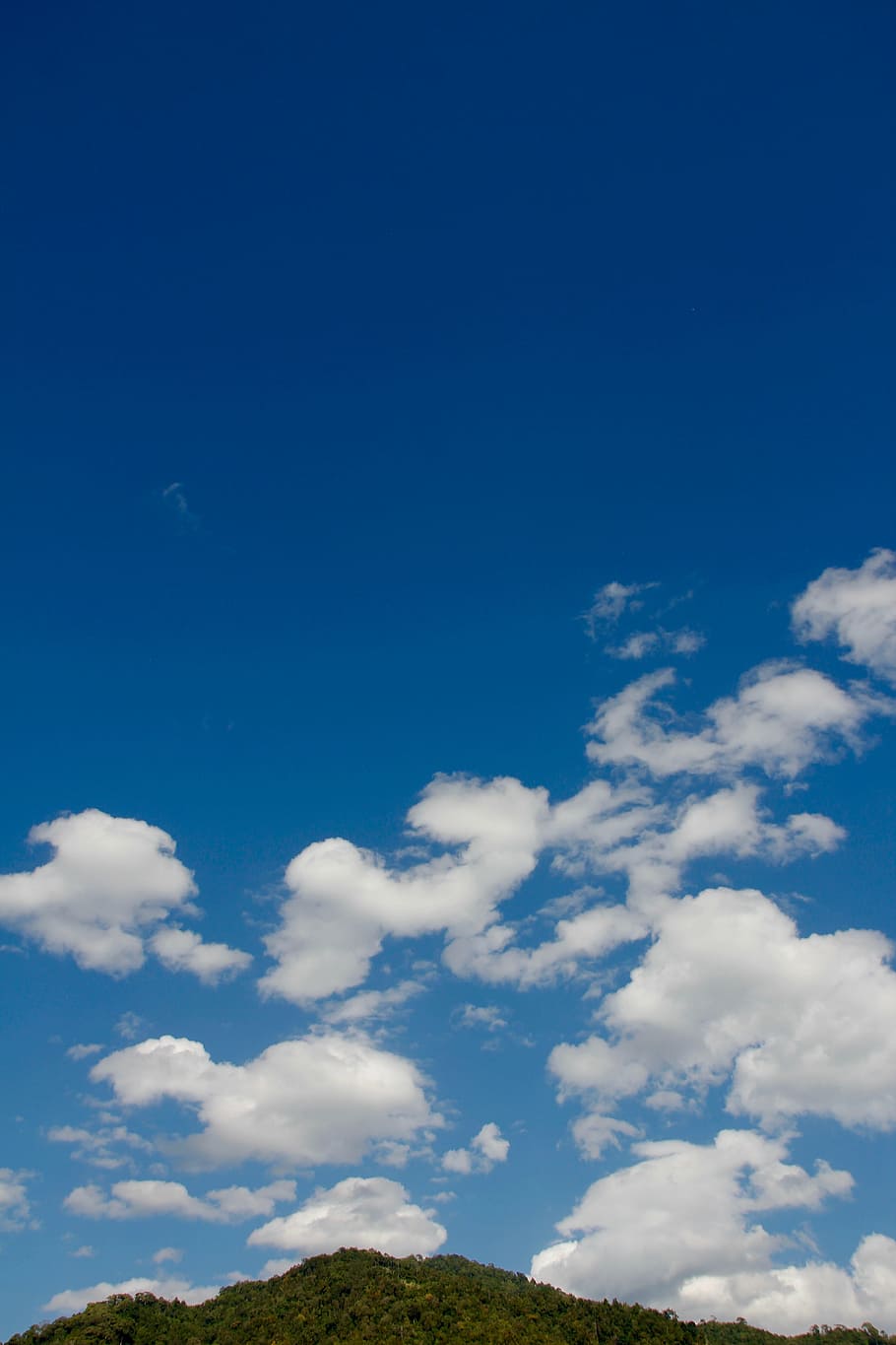 mountain, sky, clouds, blue, landscape, mountain peaks, holiday HD wallpaper