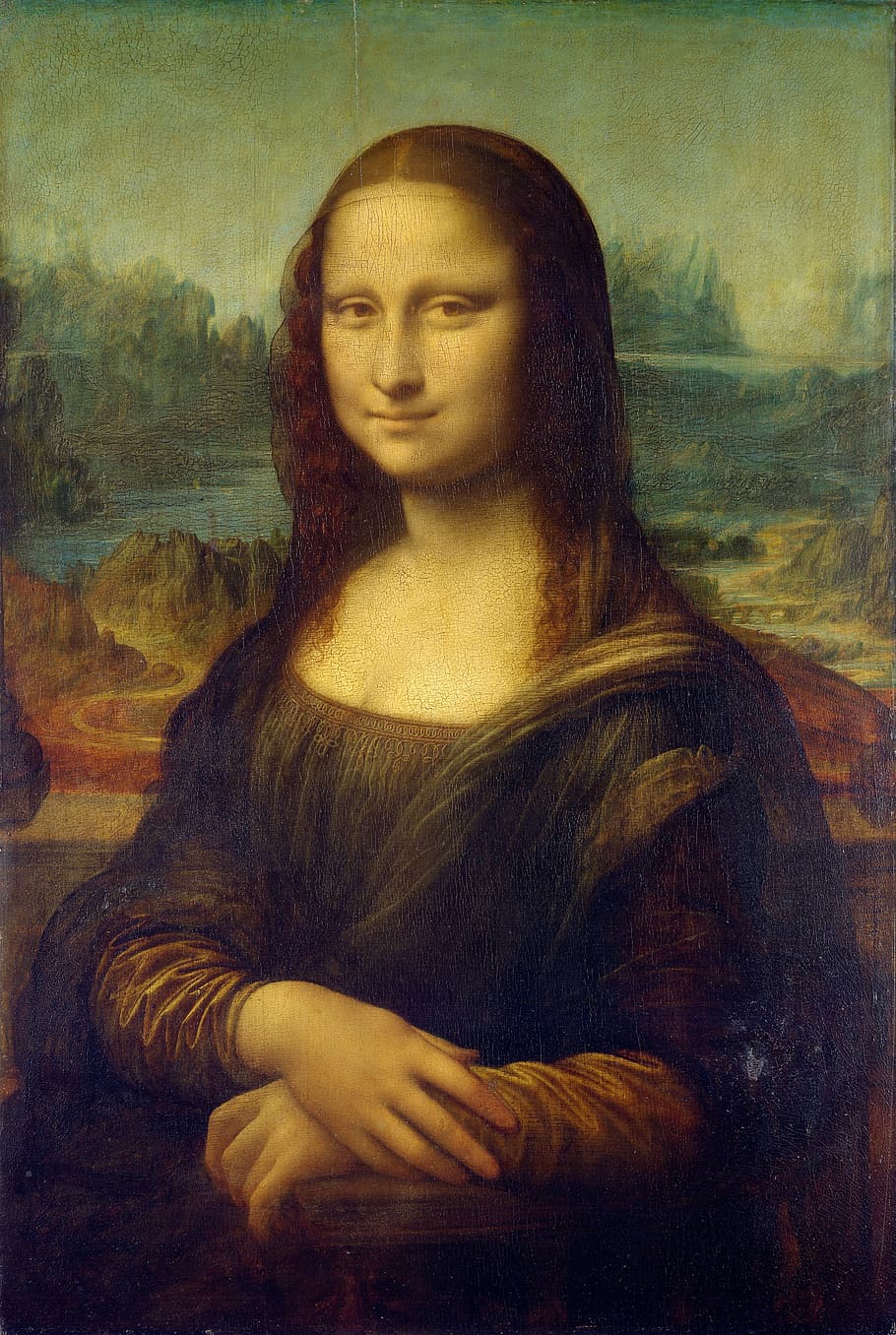 Mona Lisa by Leonardo Da Vinci painting, la gioconda, oil painting