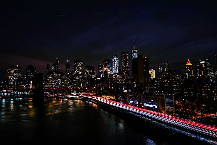 timelapse of city, city during night time timelapse photography HD wallpaper