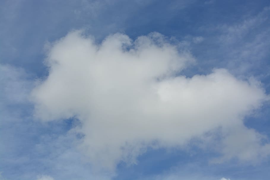 sky, cloud, form, white, blue, white cloud, cloudy, cloudy sky HD wallpaper