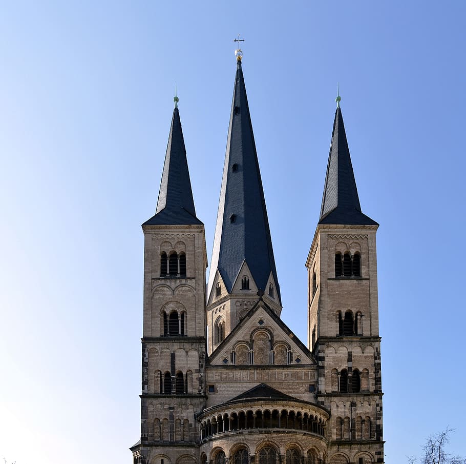 Münster, Bonn Minster, architecture, building, church, romanesque, HD wallpaper