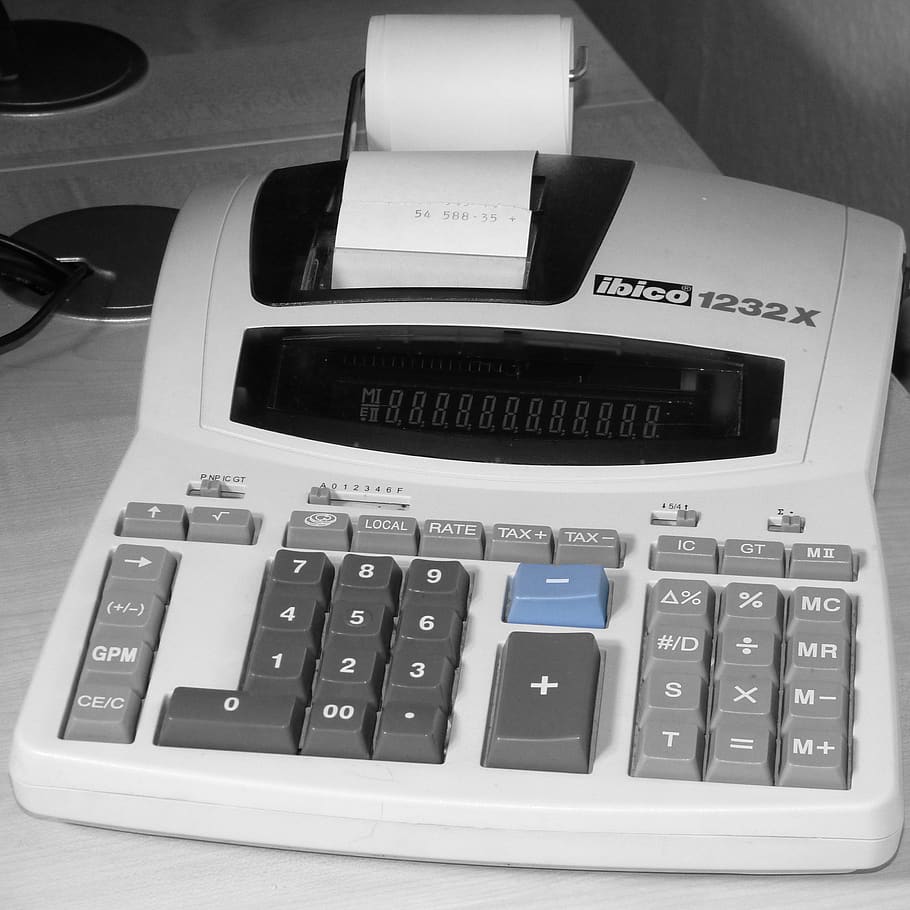 office, calculating machine, count, technology, indoors, machinery HD wallpaper