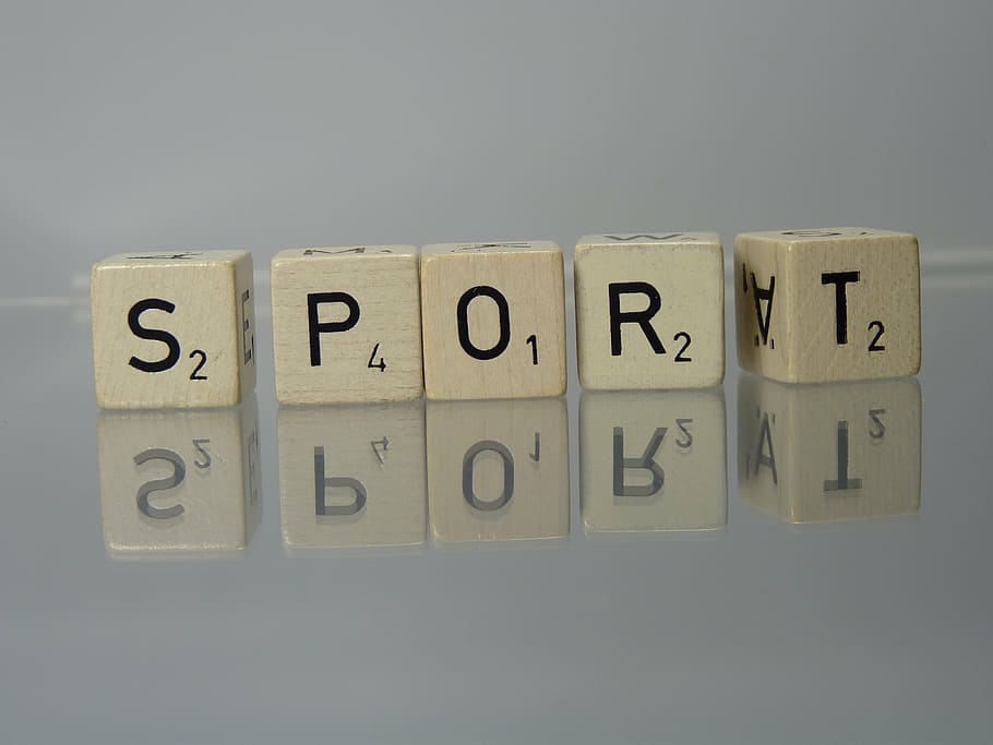sport, scrabble, text, mirror, dice, letters, studio shot, indoors HD wallpaper