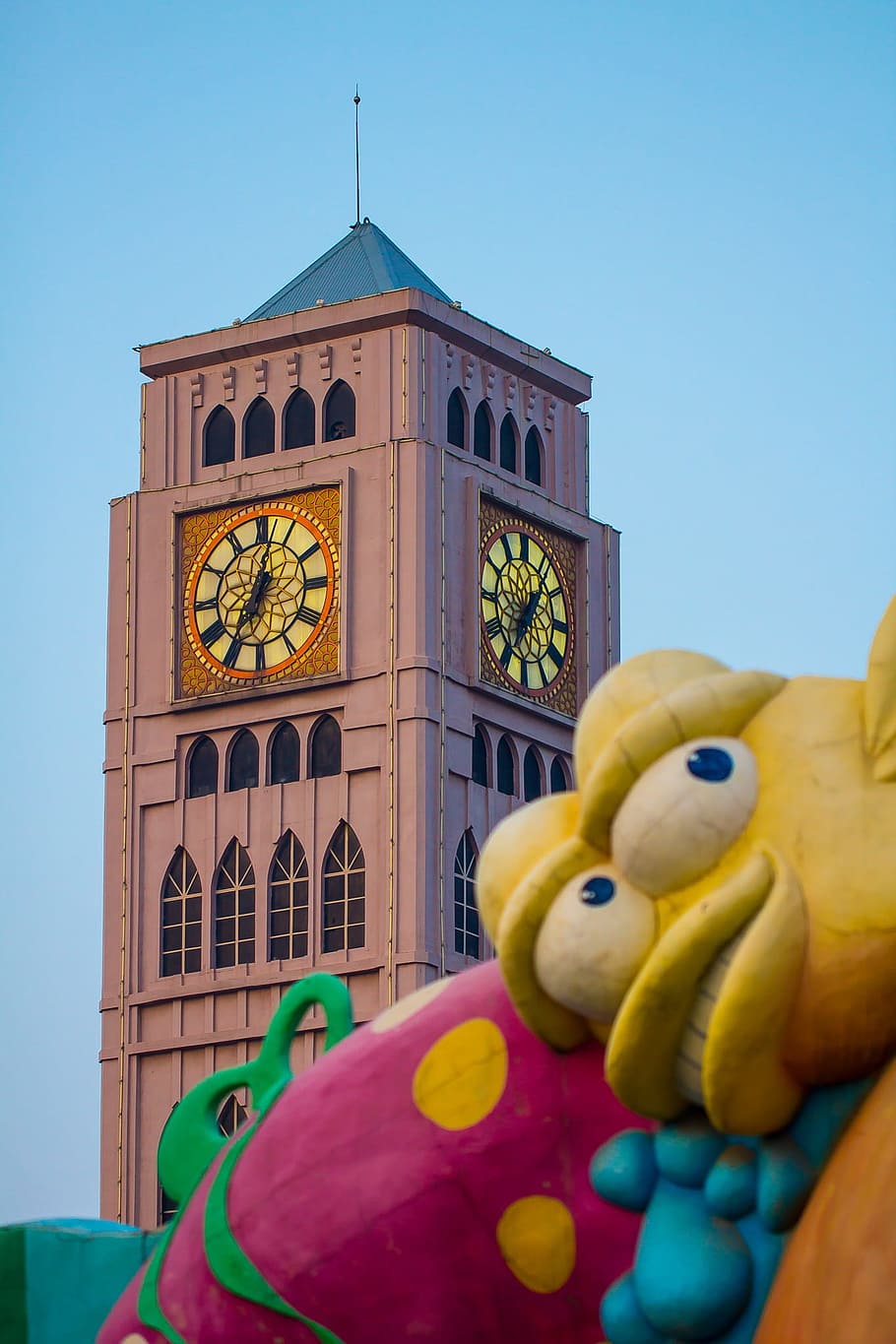 Shijingshan, The Bell Tower, yellow croaker, architecture, clock tower