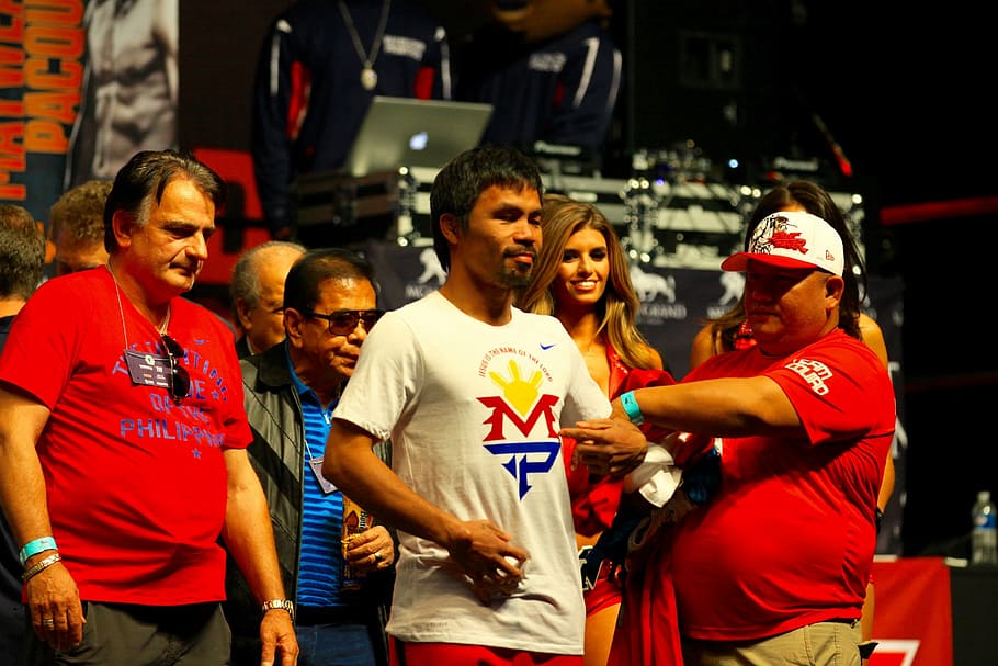 manny pacquiao, boxer, boxing, athlete, group of people, happiness