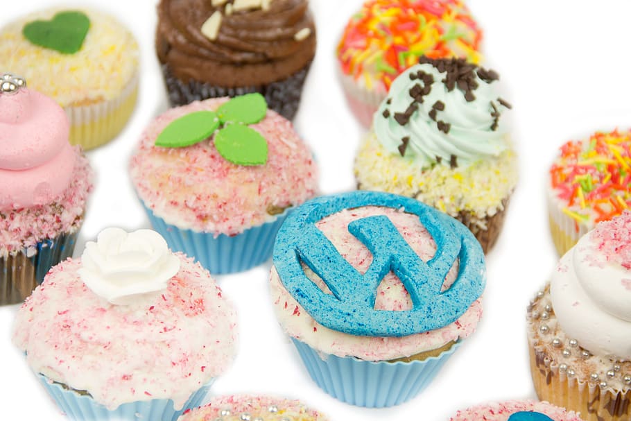 variety of cupcakes, wordpress, sweets, bakery, delicious, cream HD wallpaper