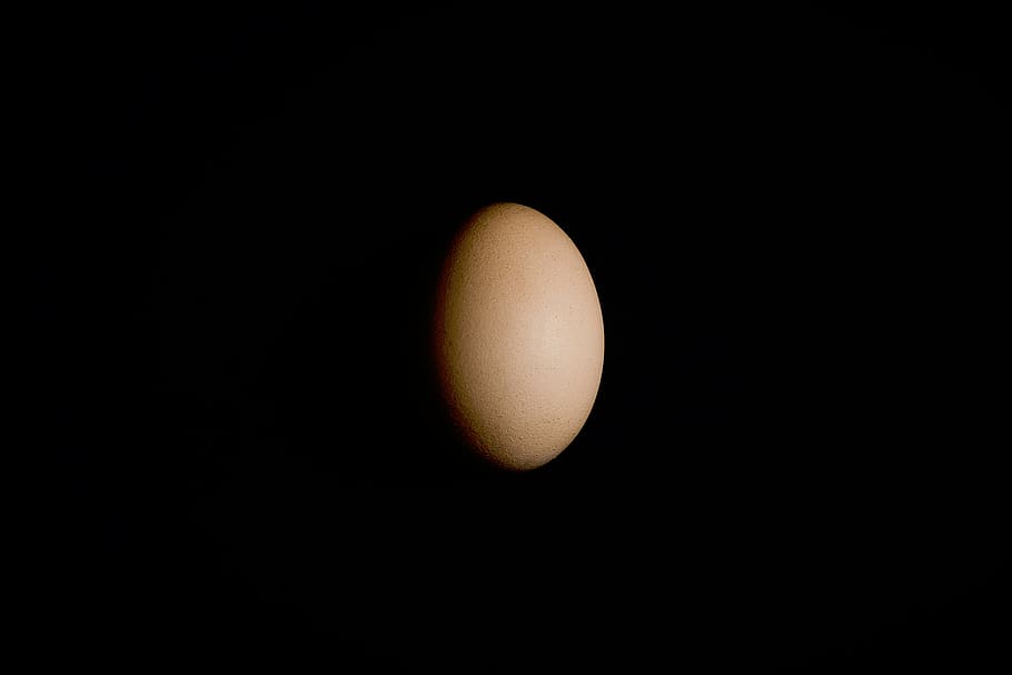 half moon wallpaper, black, shadow, egg, light, brown, food HD wallpaper