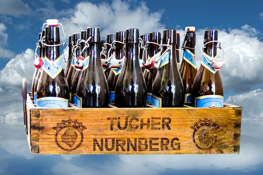 beer, beer box, hops, beverages, drink, bottle, alcohol, thirst HD wallpaper