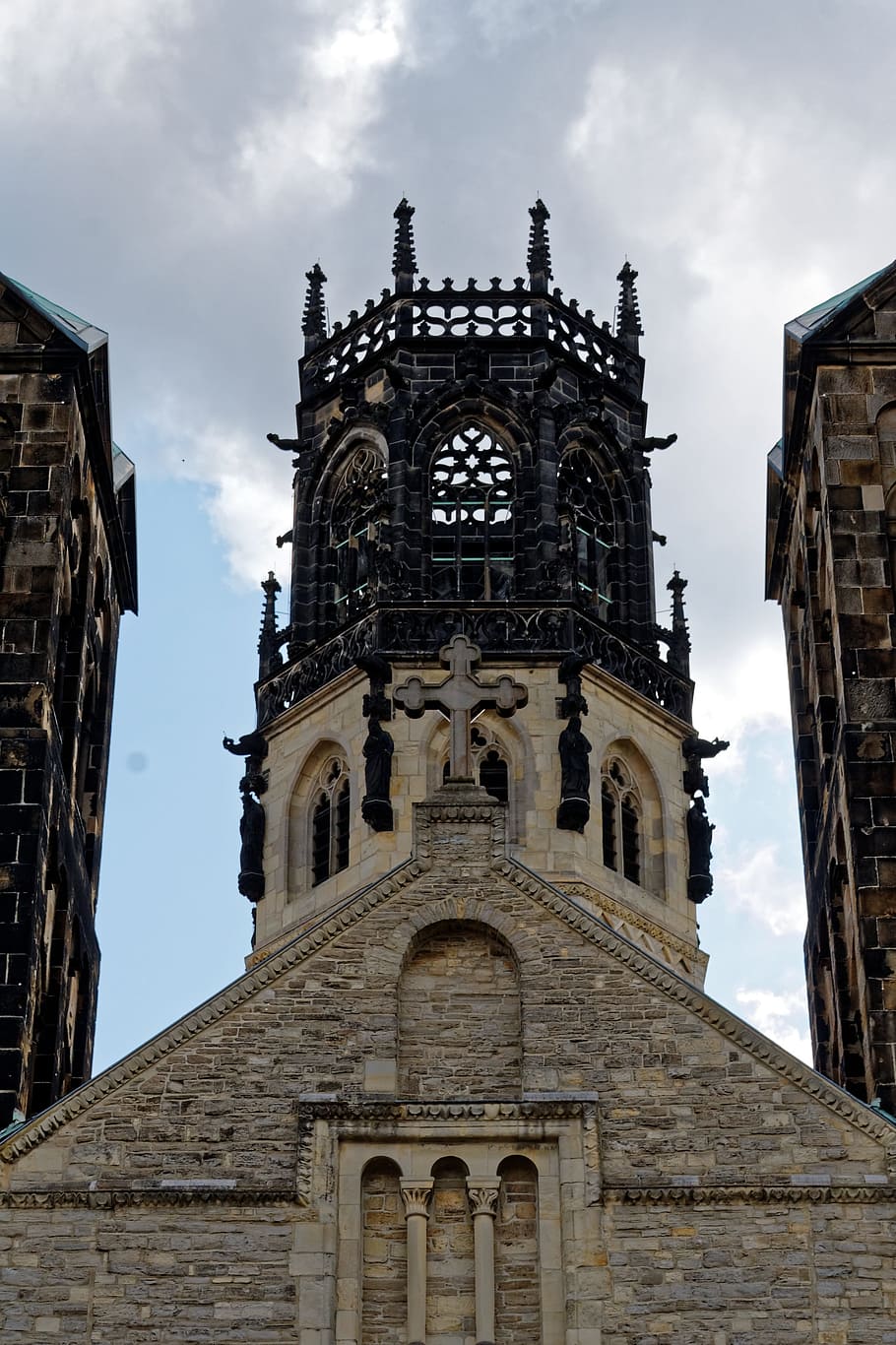 Tower, Church, Building, Architecture, towers, münster, spire HD wallpaper