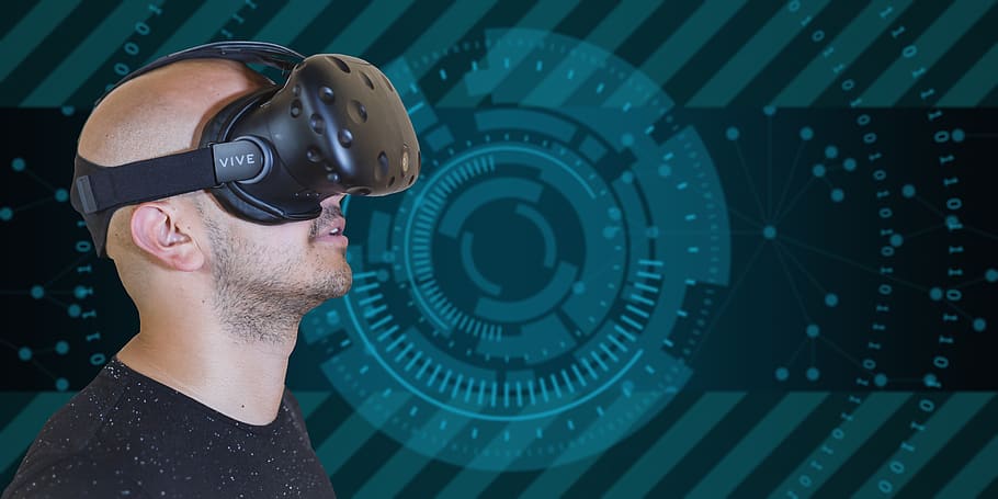 virtual reality, network, technology, communication, digital HD wallpaper
