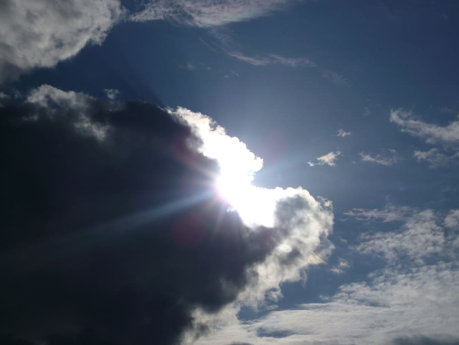 Clouds, Sun, Breakthrough, Mood, Rays, nature, weather, cloud - Sky, HD wallpaper
