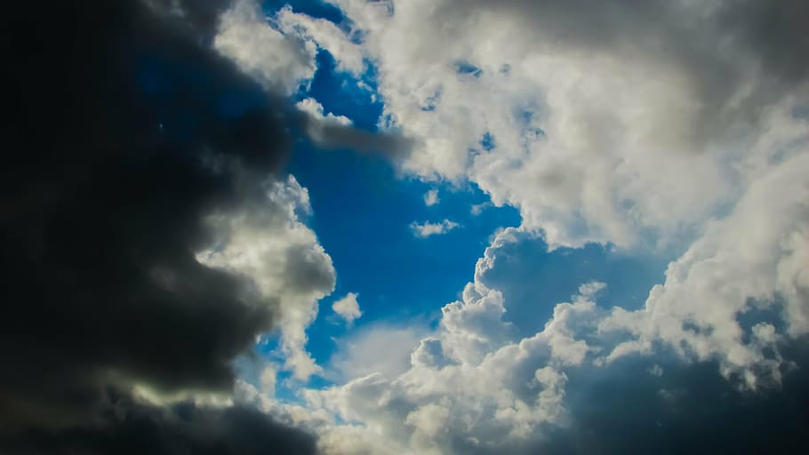 clouds, sunlight, sky, nature, weather, heaven, cloudscape HD wallpaper