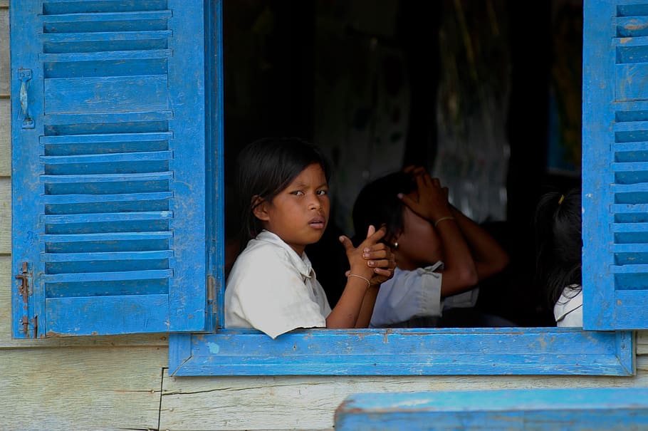 poverty, child, expression, people, women, females, real people HD wallpaper