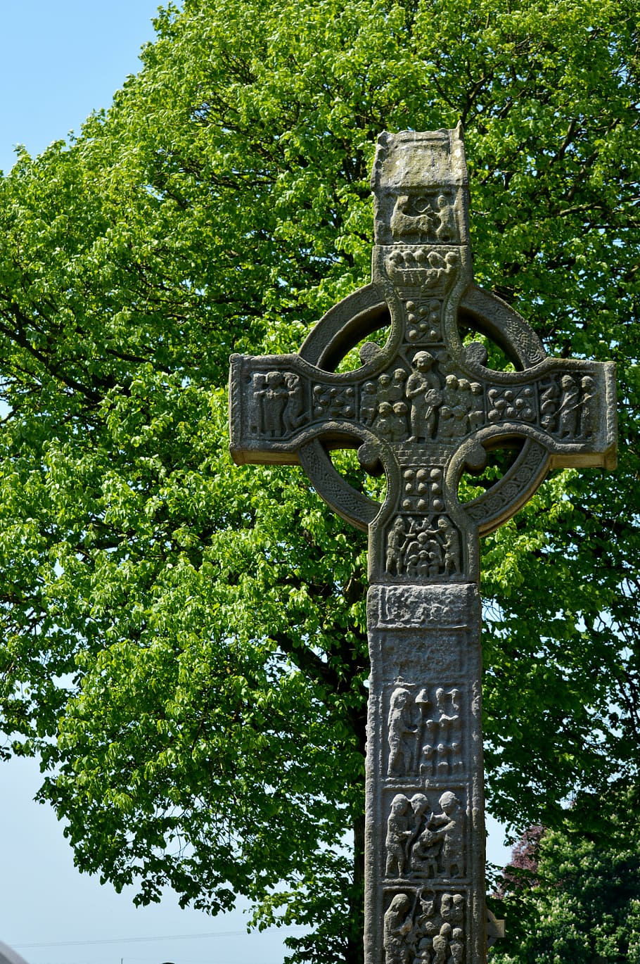 architecture, religion, christianization, monks, cemetery, faith HD wallpaper
