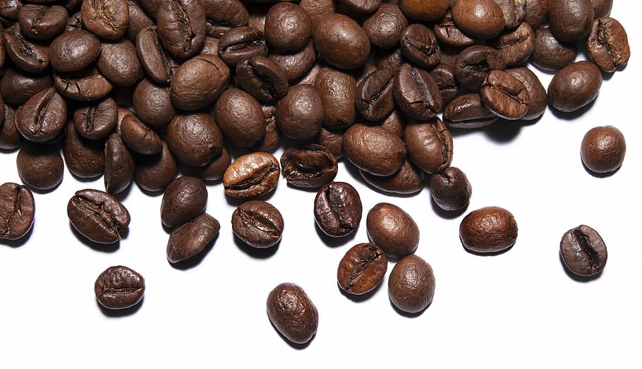 brown coffee beans lot, grains, caffeine, coffee - Drink, roasted HD wallpaper