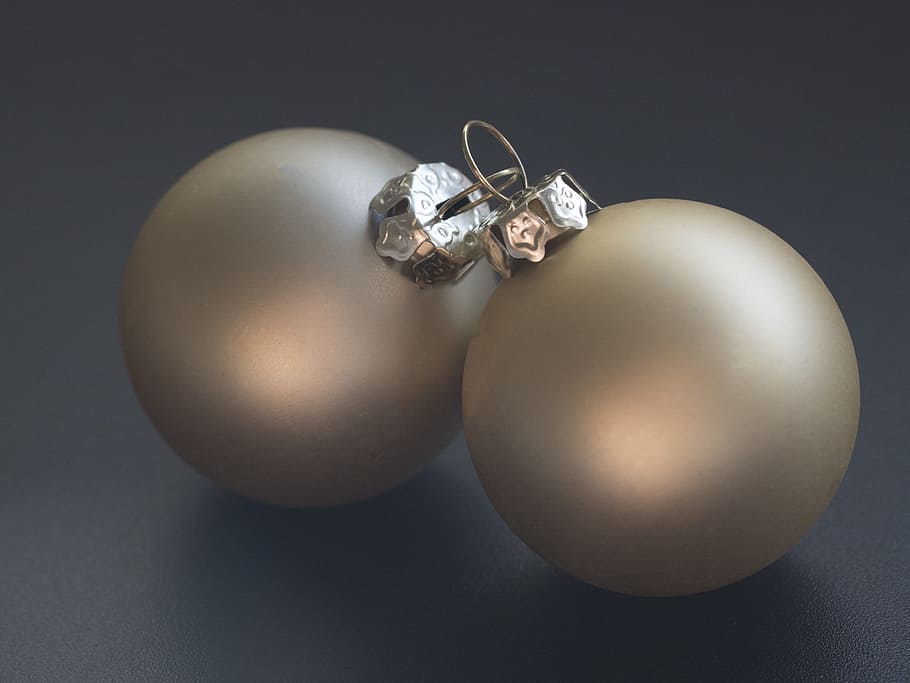 shining, sphere, decoration, ball, christmas, gold, glisten HD wallpaper