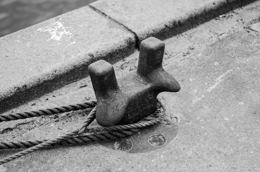 bulwark, ropes, metal, line, historic, sea, marine, history HD wallpaper