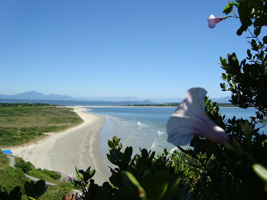 Beach, Ilha, Do, Paraná, ilha do mel, clear sky, sea, blue HD wallpaper