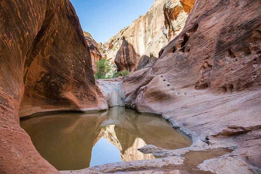 red rock, red cliffs, desert, utah, rock - object, rock formation HD wallpaper
