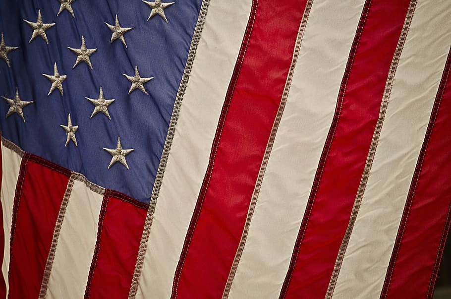 flag of America, usa, flags, stars and stripes, united states of america