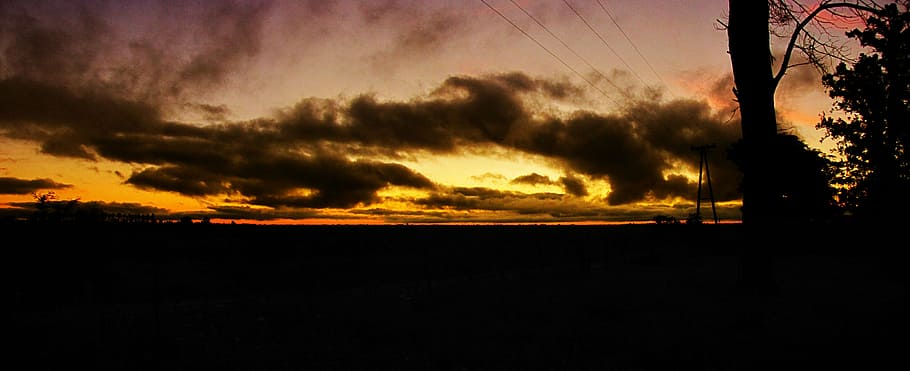 wallpaper, sunset, landscapes, sky, light, background image HD wallpaper