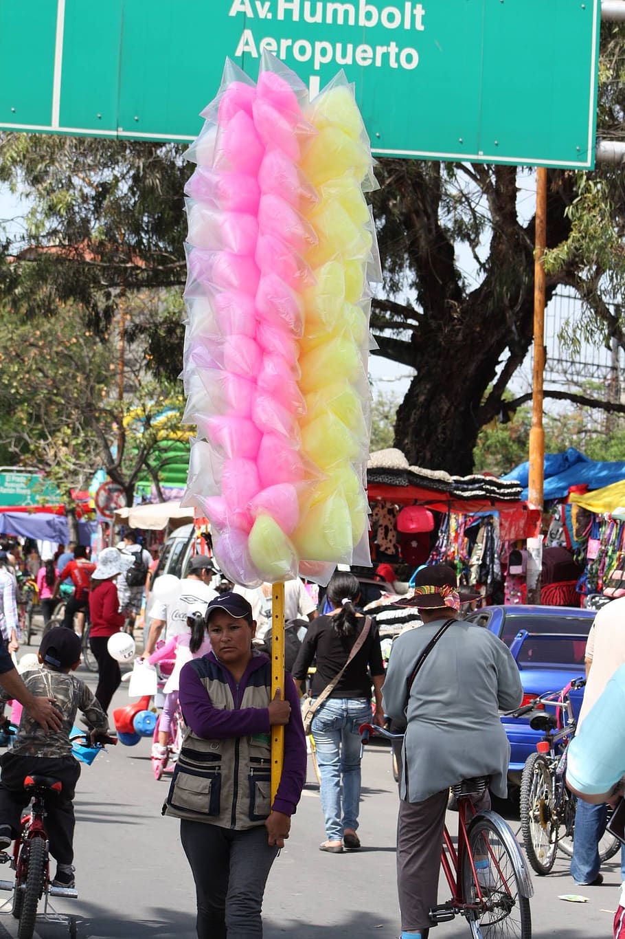 candyfloss, cochabamba, bolivia, real people, group of people HD wallpaper