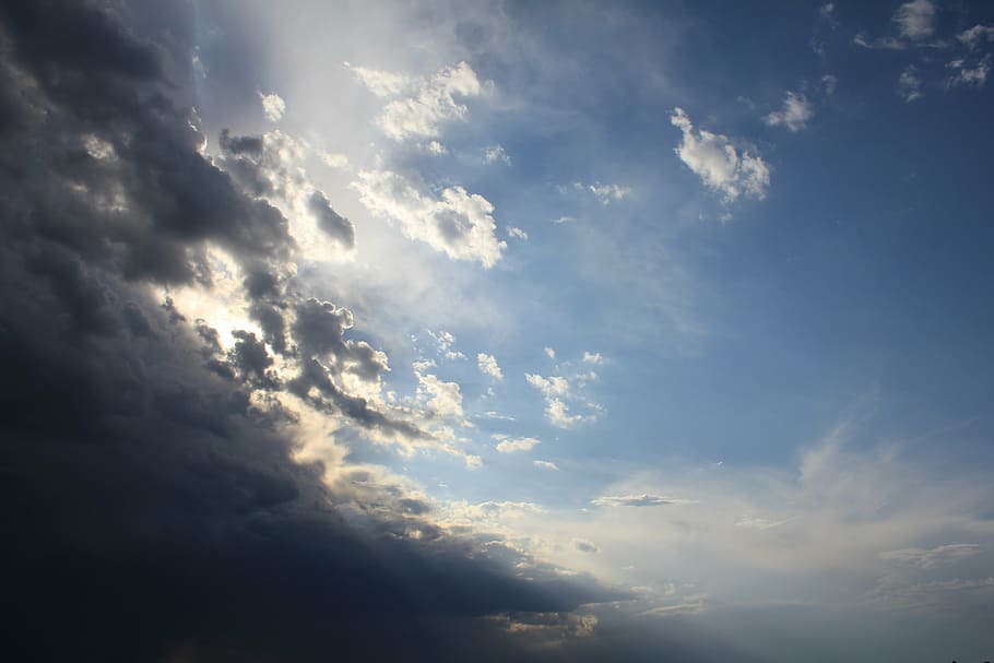 clouds, sun, sky, cloud - sky, scenics - nature, beauty in nature HD wallpaper