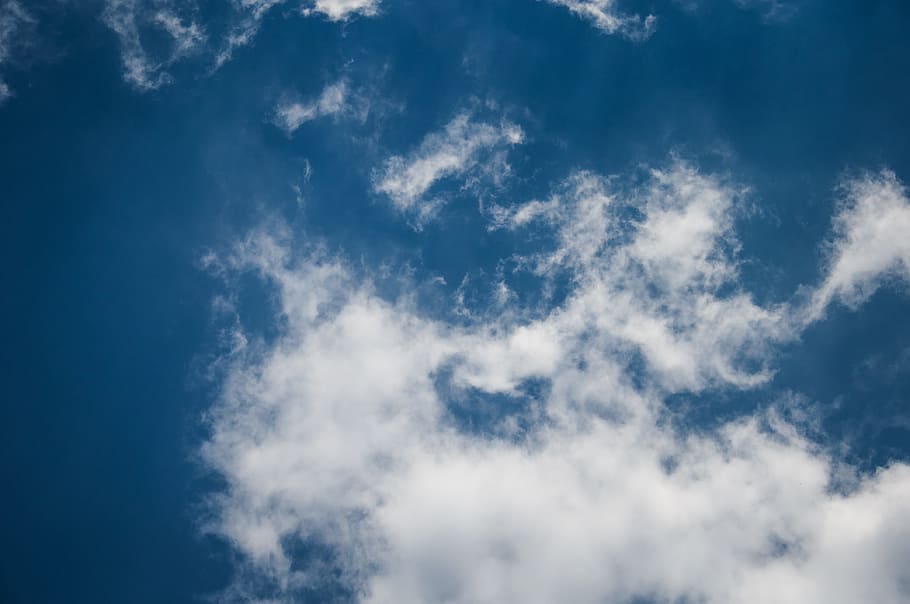 sky, cloud, blue, white, solar, summer, clouds, sunset, white clouds HD wallpaper