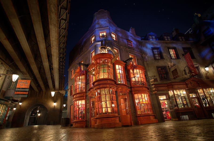 Orlando Harry Potter Universal Studios Diagon Alley for  section город  HD wallpaper  Pxfuel