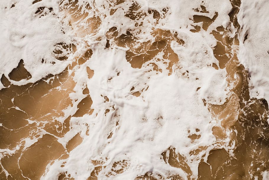 water waves, untitled, foam, sea, ripple, sand, beach, ocean HD wallpaper