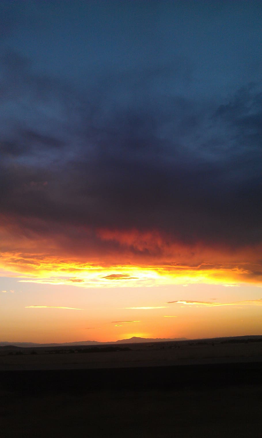 sunset, sky, clouds, outdoors, scenic, tranquil, stratosphere HD wallpaper