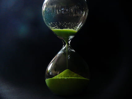 hour glass in shallow focus photograph, temporal distance, chronometer HD wallpaper