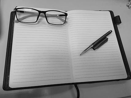 eyeglasses on notebook, event, planner, schedule, agenda, date HD wallpaper