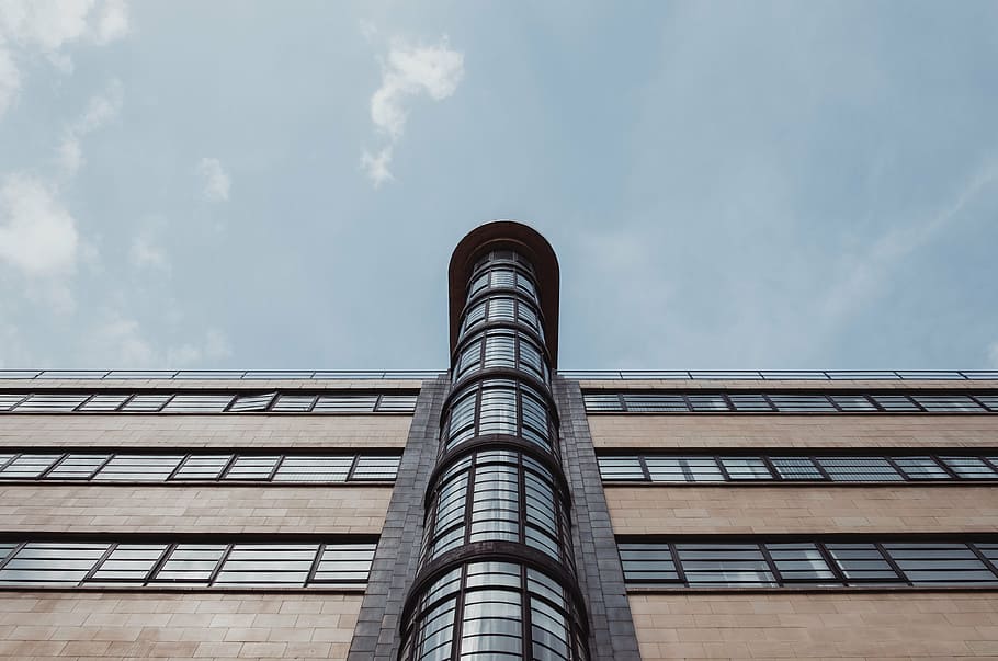 architecture, building, business, construction, contemporary HD wallpaper