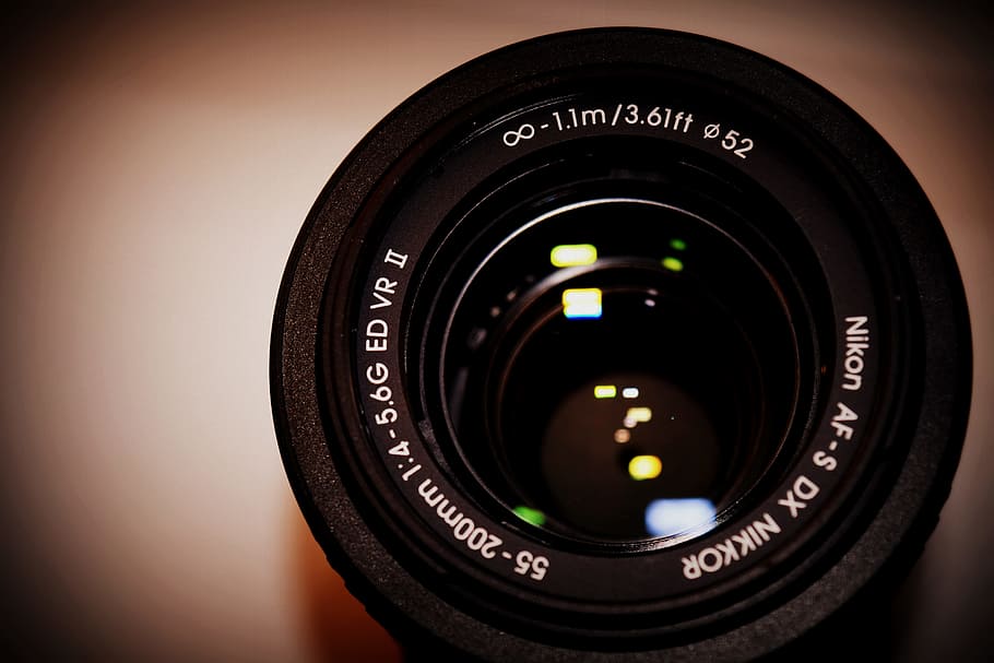 nikon, camera, lens, camera - photographic equipment, technology HD wallpaper