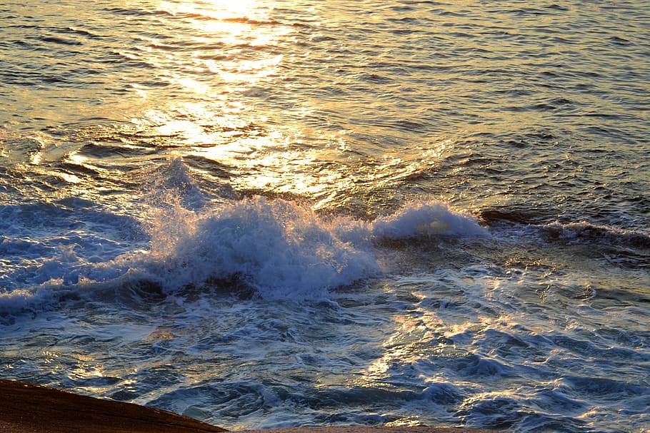 Ocean, Waves, Rocks, Splash, Sea, Shore, spray, nature, outdoors HD wallpaper