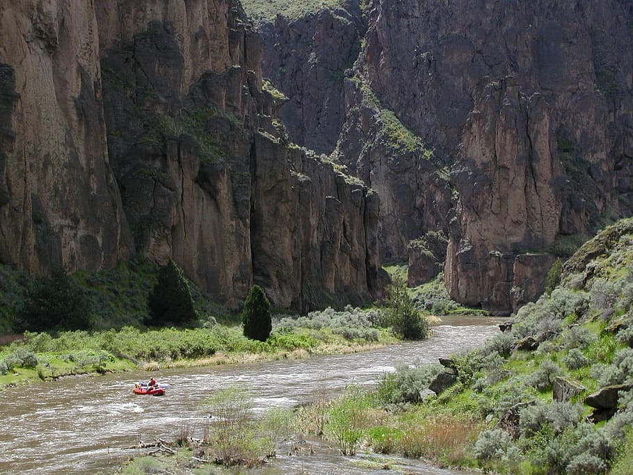 Rafting, River, Adventure, Canyon, outdoors, whitewater, landscape, HD wallpaper