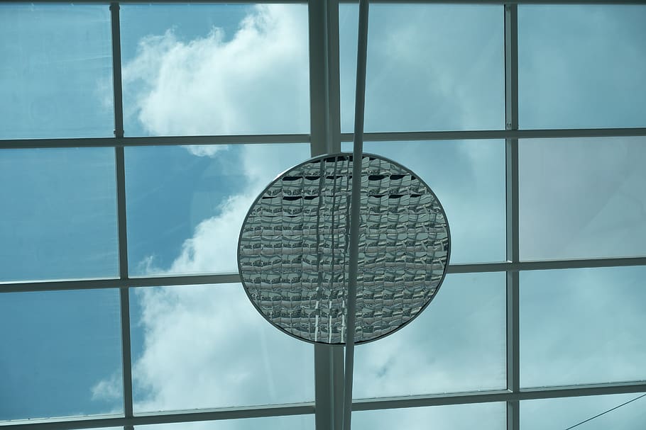 reflector, lighting, architecture, building, modern, glass HD wallpaper