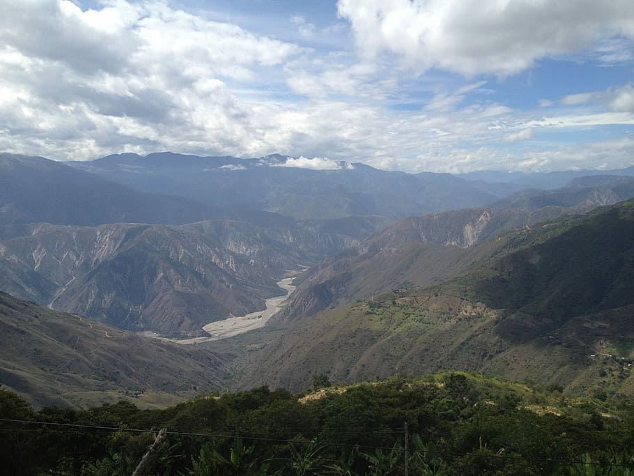 Cannon, Mountain, Santander, chicamocha, nature, landscape HD wallpaper