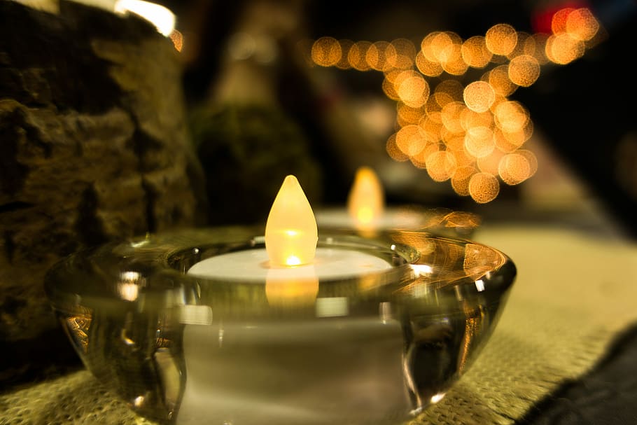 Candle, Light, Celebration, Candlelight, glow, flame, burning HD wallpaper