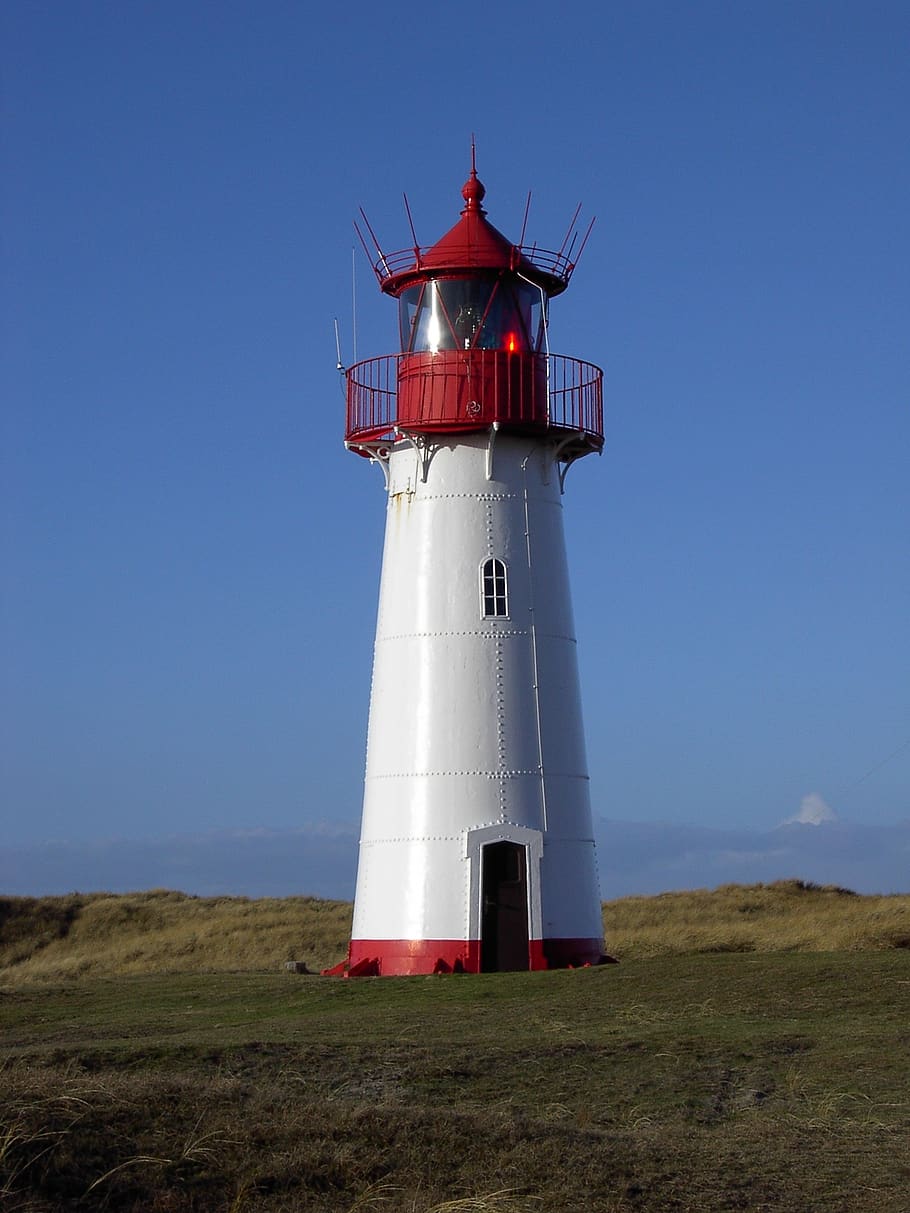 lighthouse, list, sylt, sky, security, safety, protection, guidance HD wallpaper
