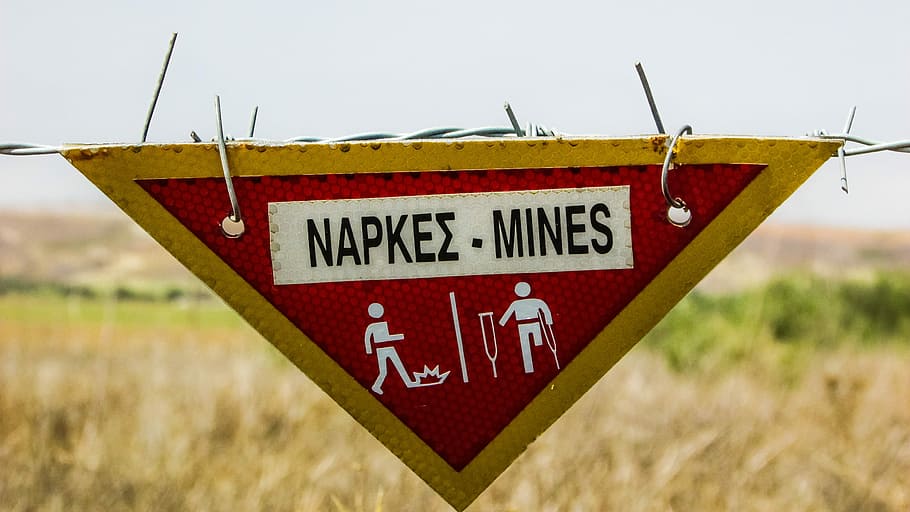 Minefield, Mines, Danger, Explosive, warning, sign, deadly HD wallpaper