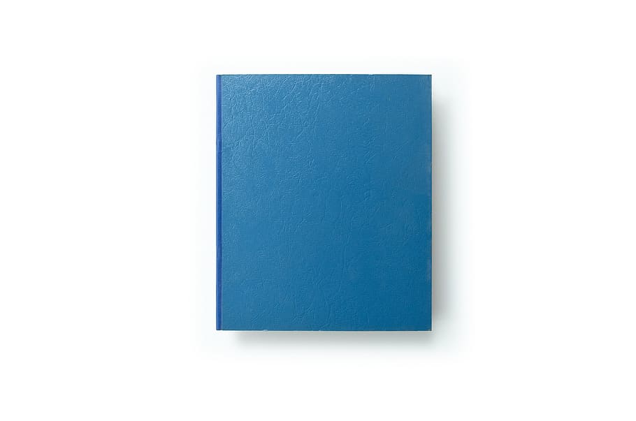 book, cover, blue, book cover, paper, blank, design, template, HD wallpaper