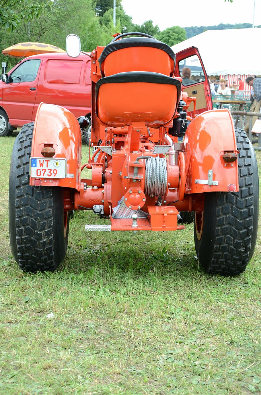 tractor, germany, event, land vehicle, transportation, mode of transportation HD wallpaper